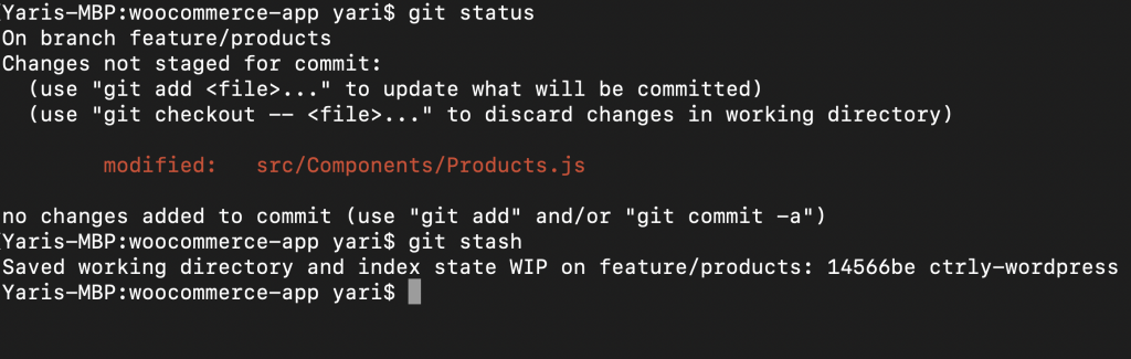 using git on mac terminal