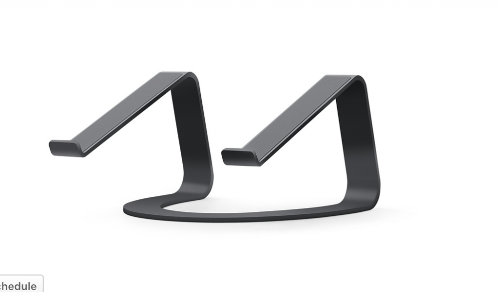 Office curve stand for MacBook by Apple